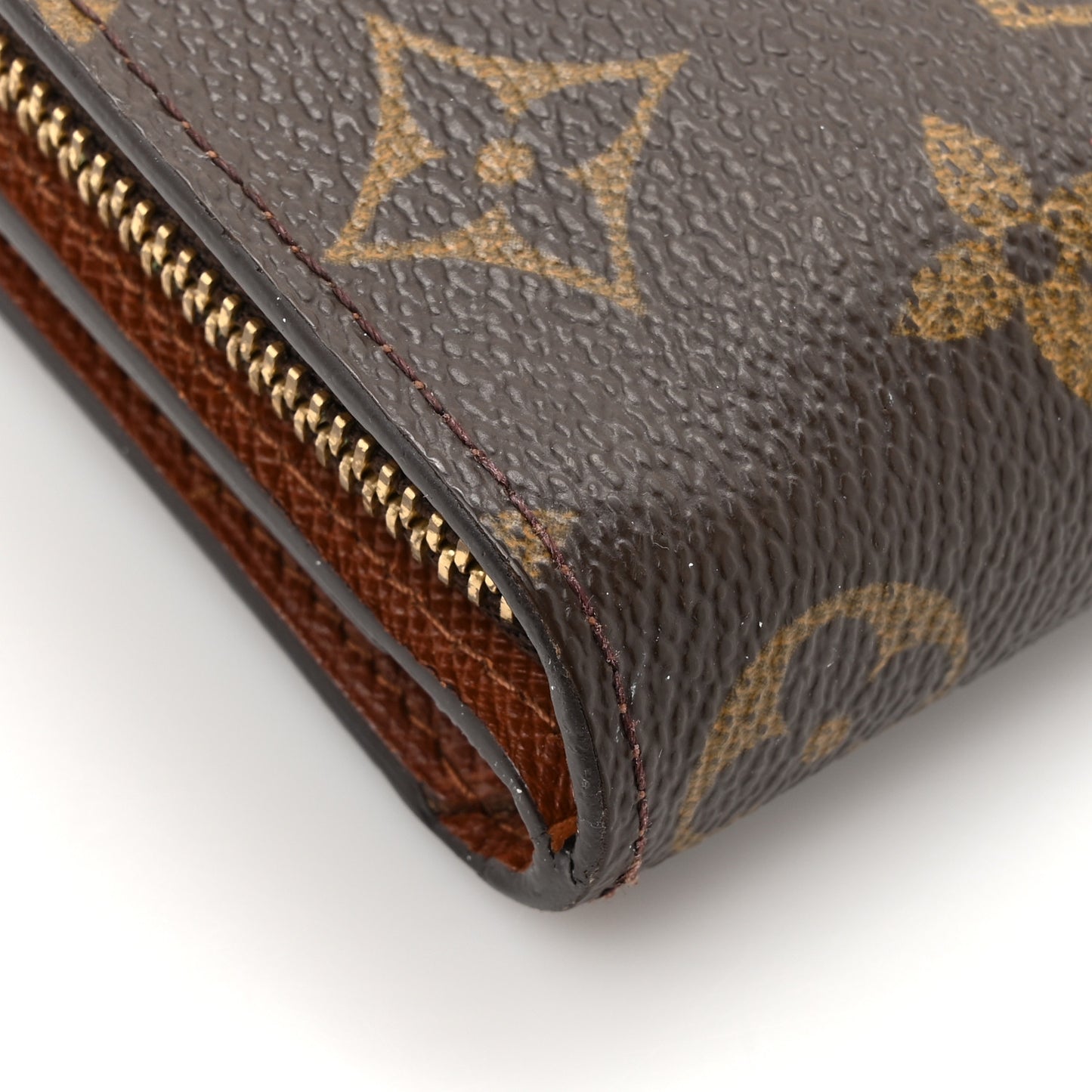 Monogram Compact Zippe Zipped Wallet