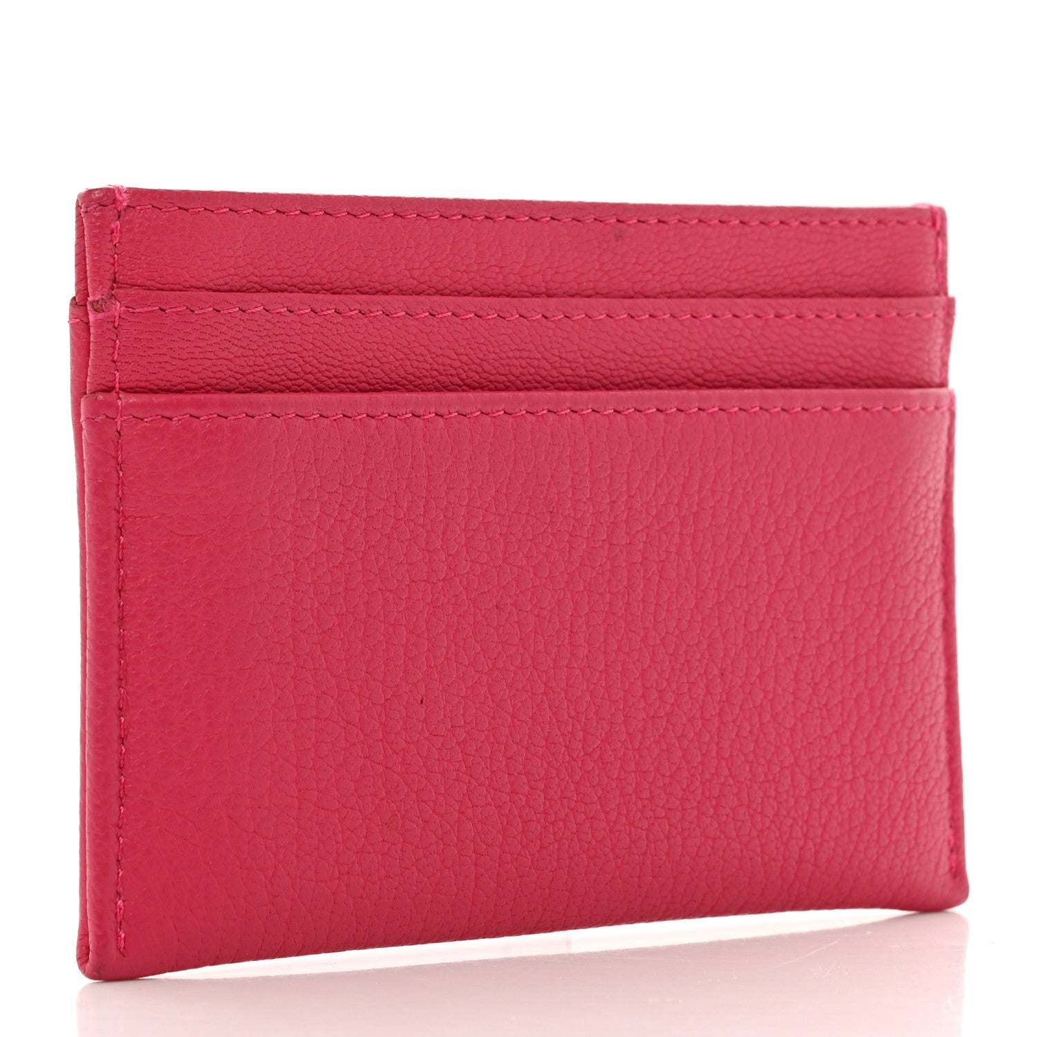 Chanel Goatskin CC Card Holder Pink 3 of 9