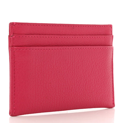Chanel Goatskin CC Card Holder Pink 3 of 9