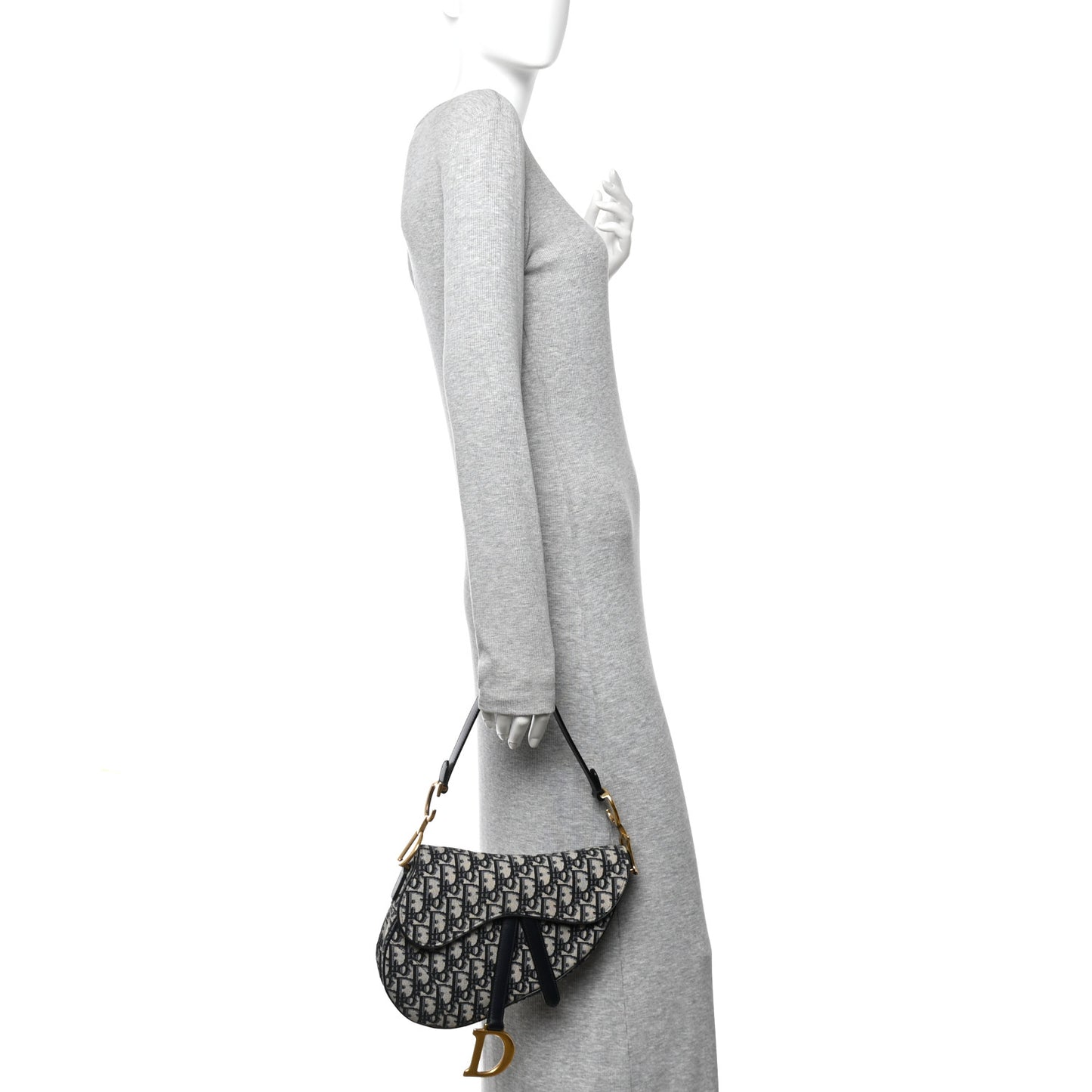 Oblique Saddle Bag Blue