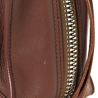 Balenciaga Supple Calfskin Papier Mini A4 Zip Around Tote Marron Tabacco 15 of 15