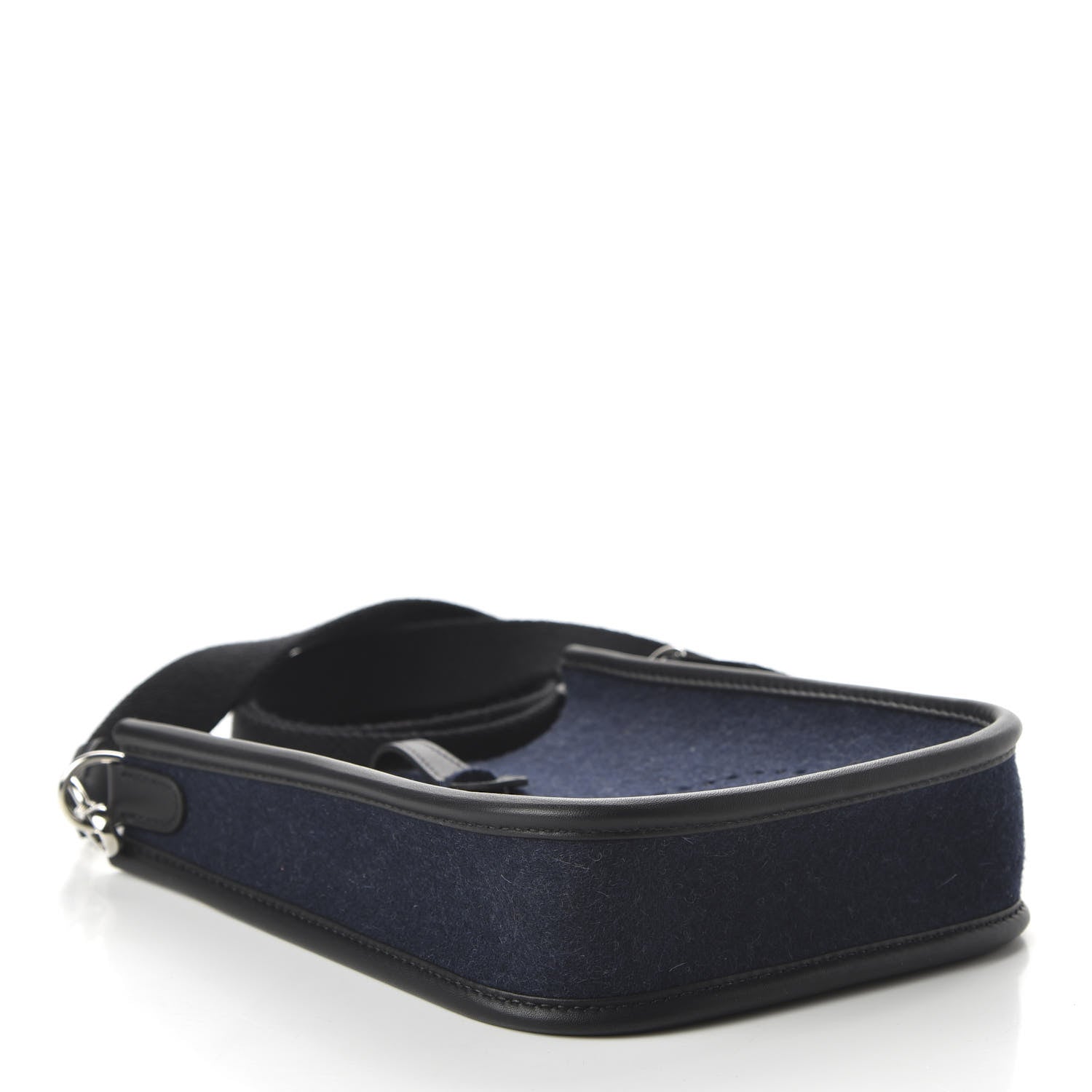 Hermes Swift Sangle Wooly Evelyne TPM Bleu Nuit Black 4 of 9