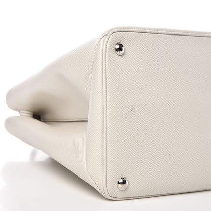 Prada Saffiano Cuir Twin Tote Talco 8 of 12