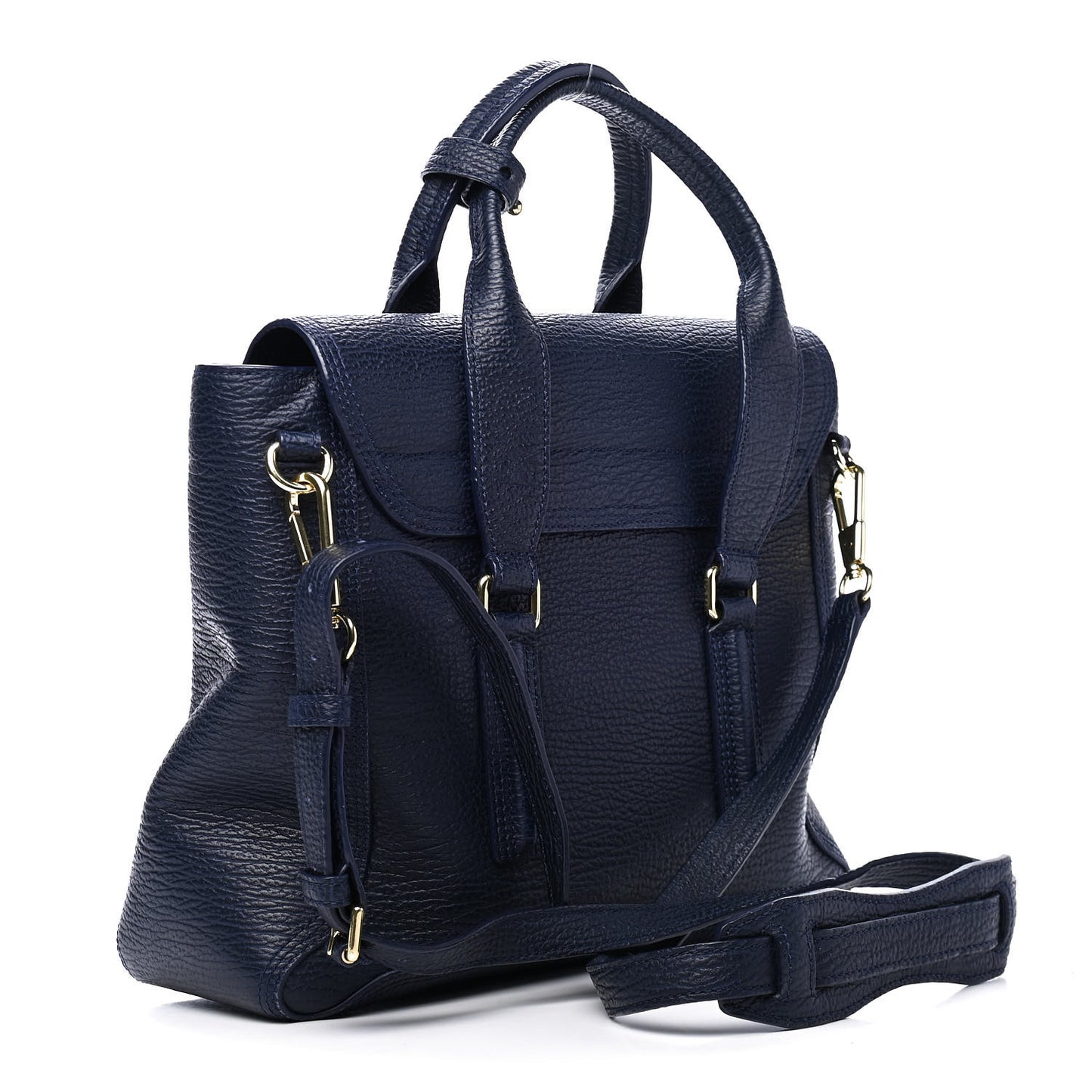 Textured Calfskin Medium Pashli Satchel Ink