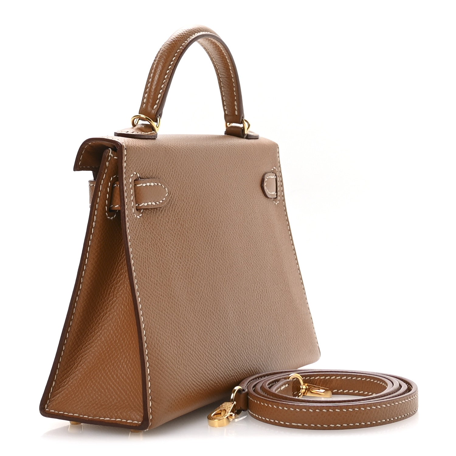 Hermes Epsom Mini Kelly Sellier 20 Gold 3 of 10