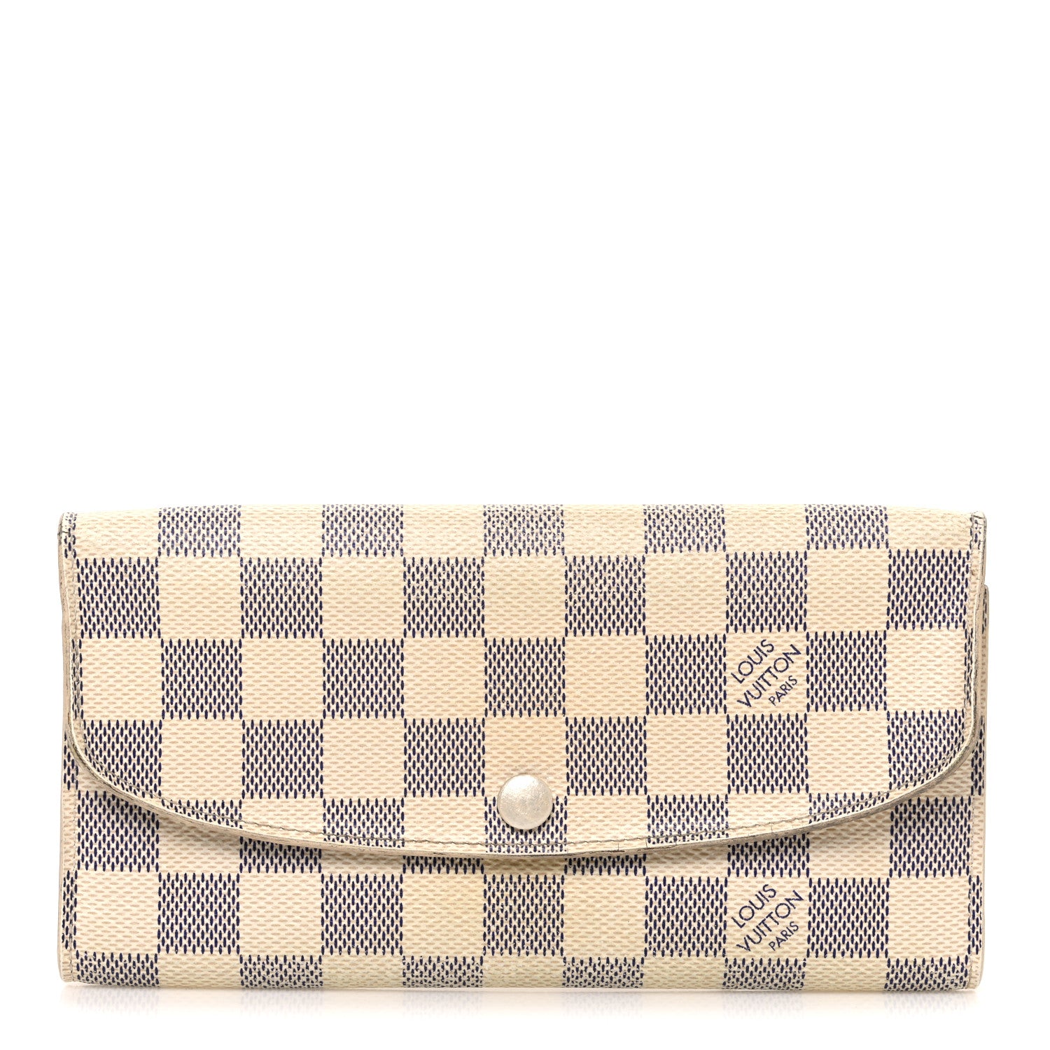 Louis Vuitton Damier Azur Emilie Wallet 1 of 8