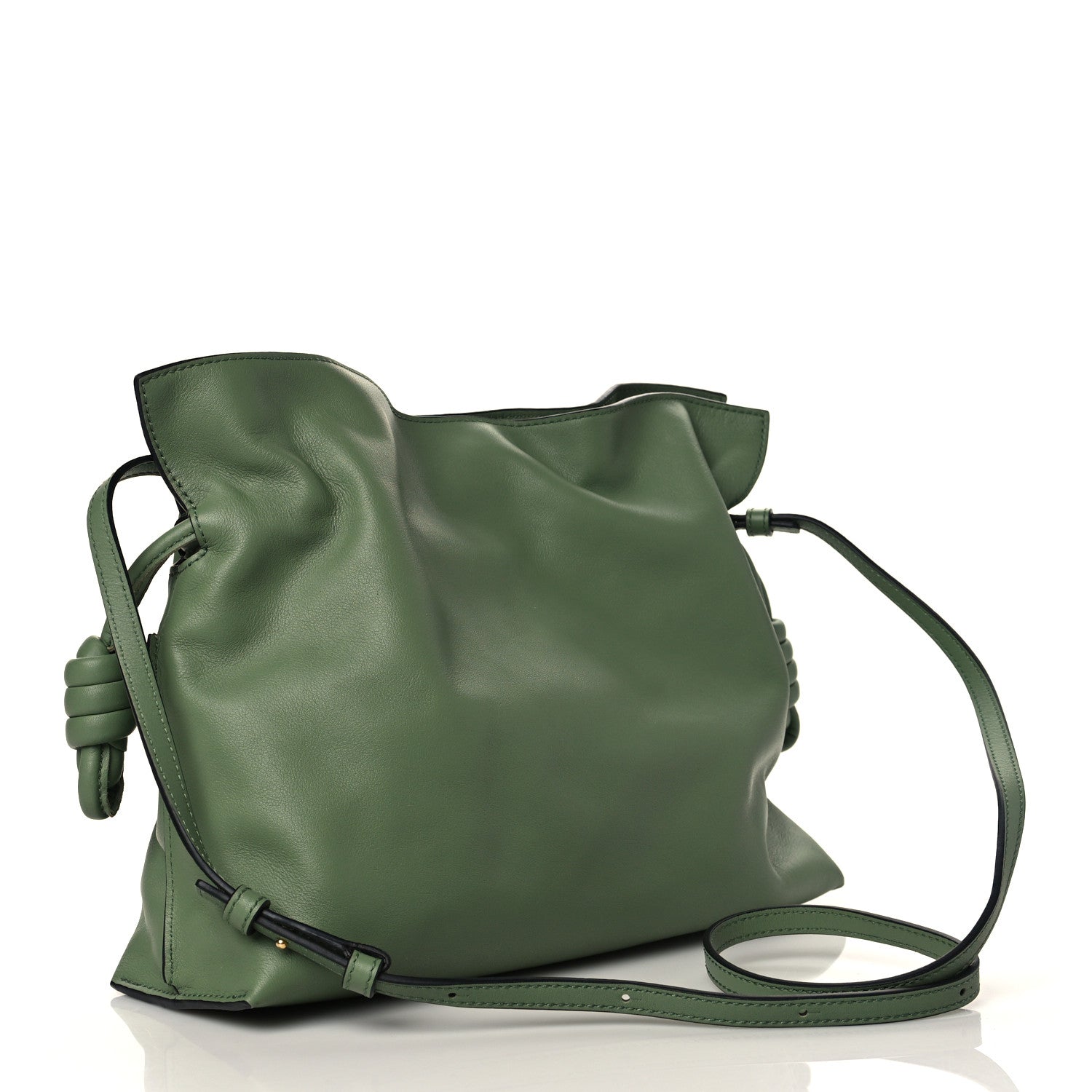 Loewe Calfskin Mini Flamenco Knot Clutch Rosemary 3 of 11