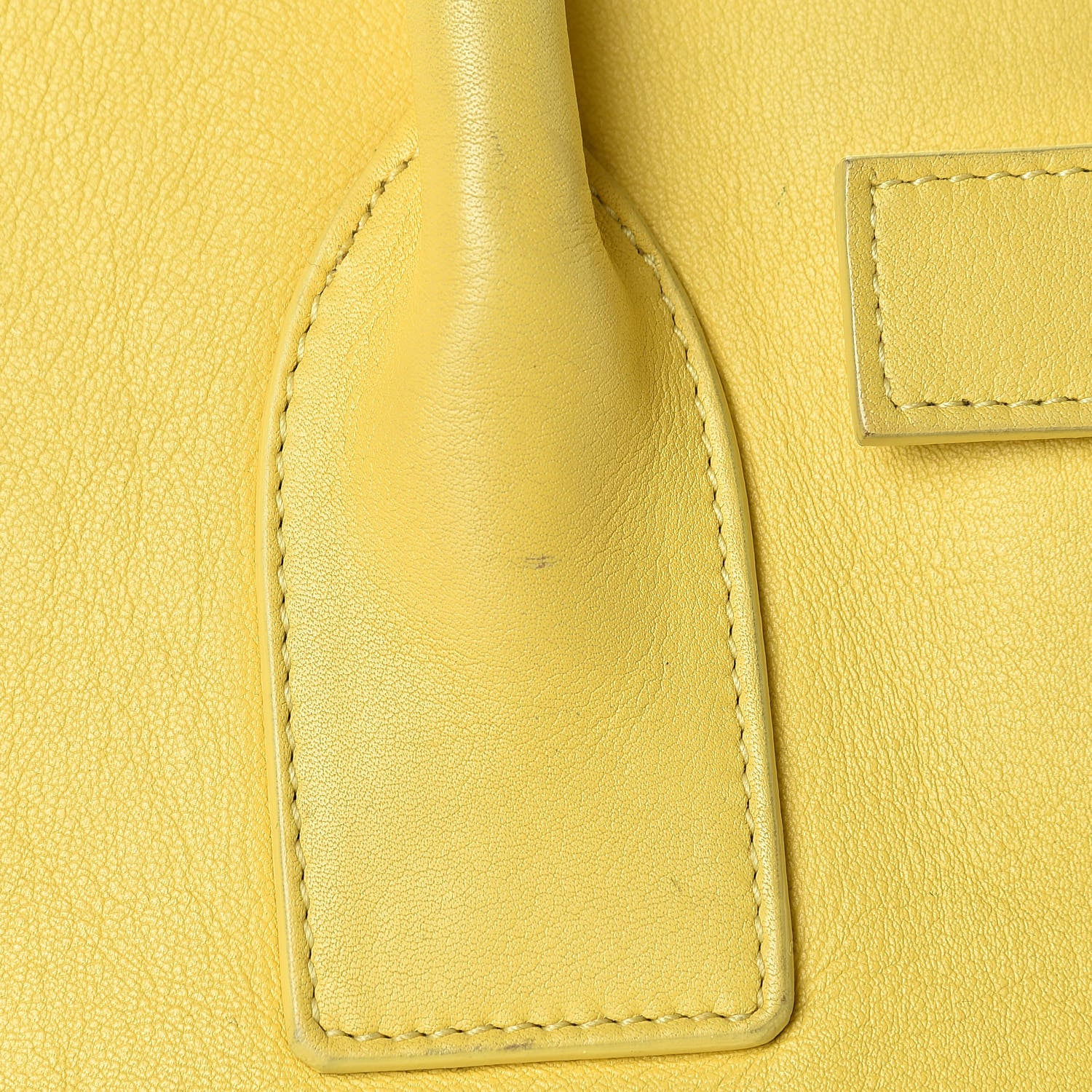 Saint Laurent Calfskin Small Sac De Jour Yellow 23 of 35