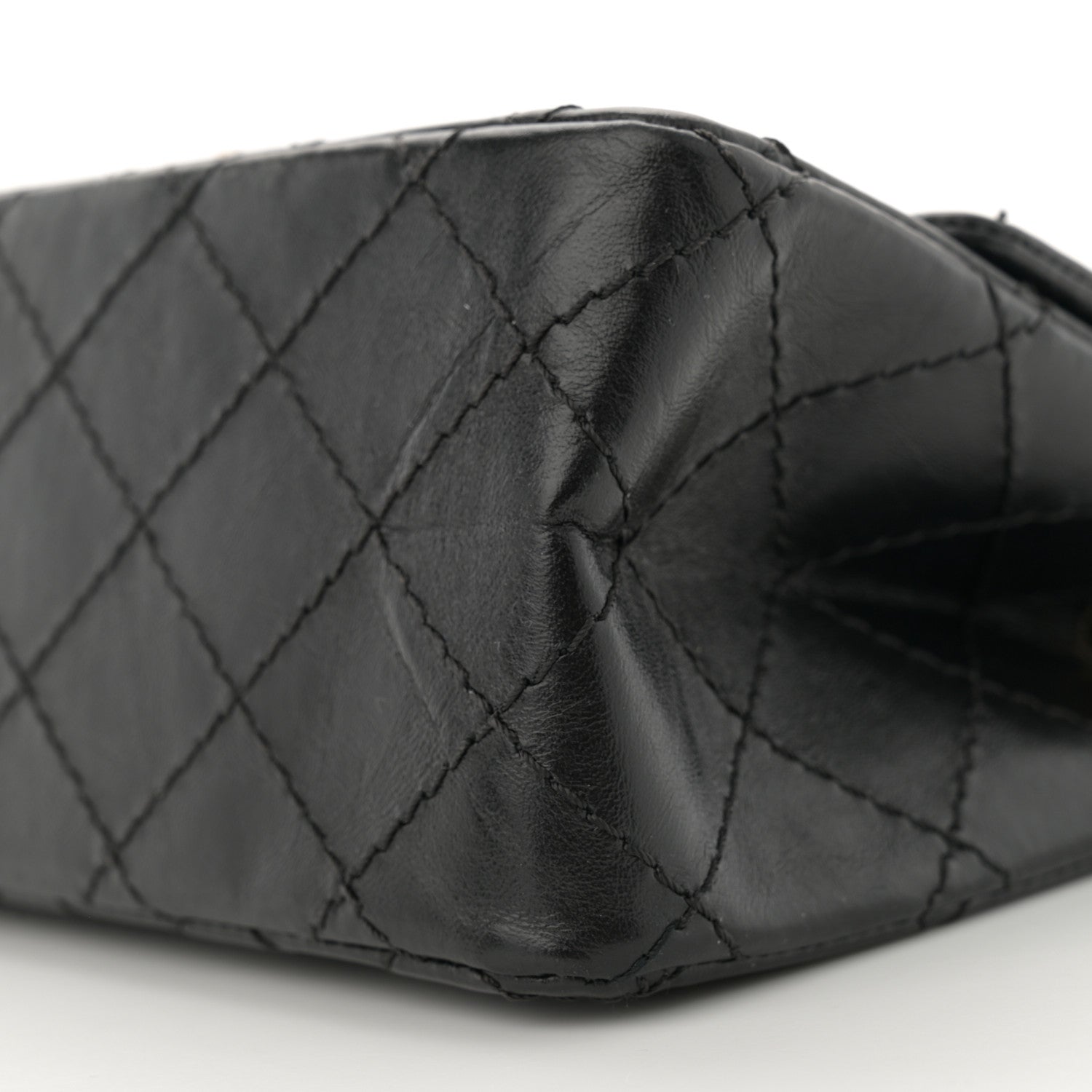 Chanel Aged Calfskin Quilted 2.55 Reissue Mini Flap Black 10 of 11