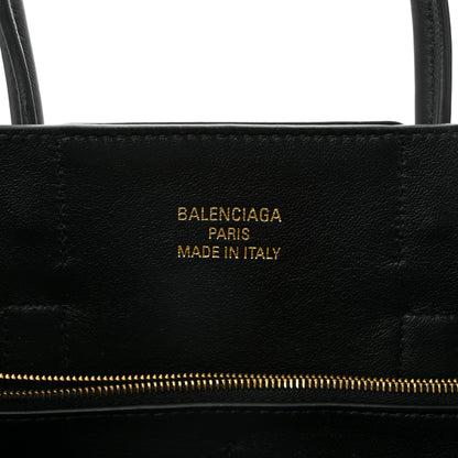 Balenciaga Smooth Calfskin Small Bel Air Carry All Bag Black 6 of 10