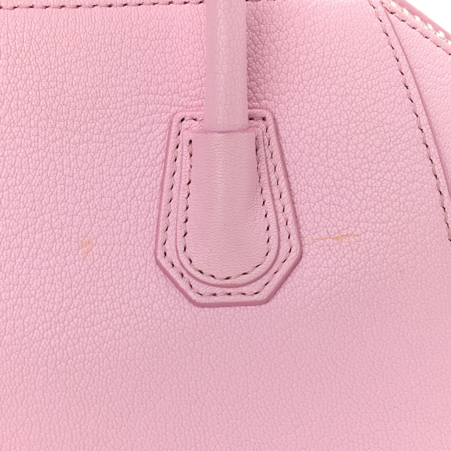 Sugar Goatskin Mini Antigona Bright Pink
