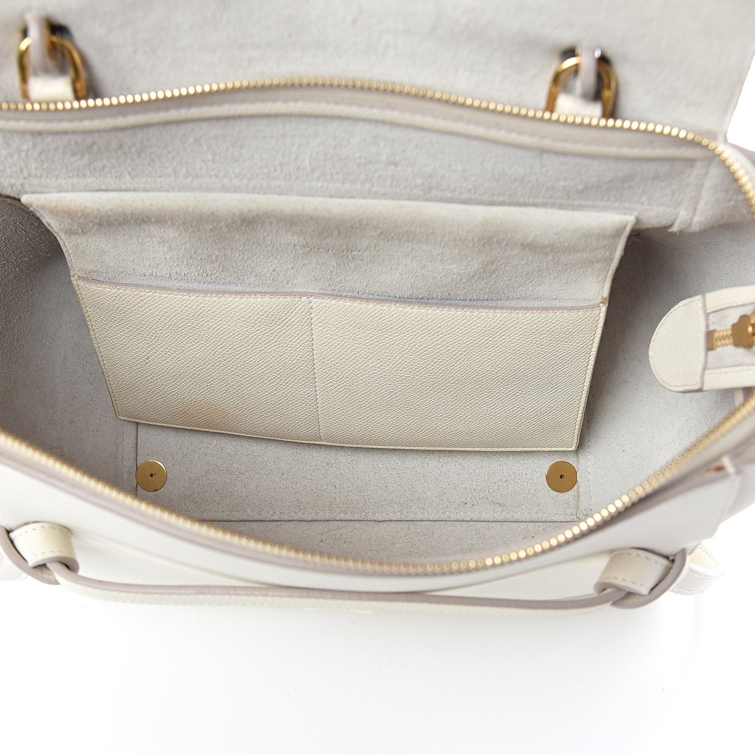 Celine Grained Calfskin Mini Belt Bag White 4 of 8