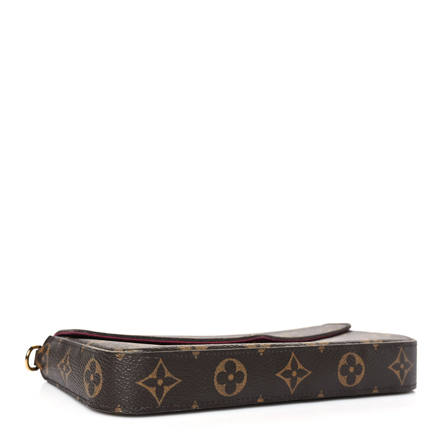 Louis Vuitton Monogram Pochette Felicie Chain Wallet Fuchsia 4 of 8