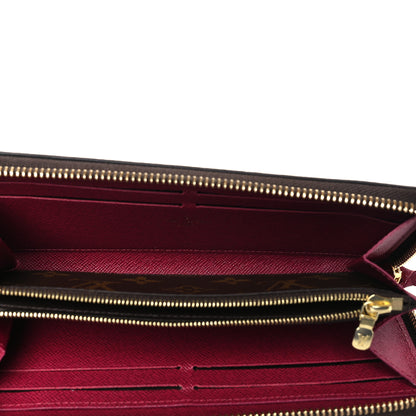 Louis Vuitton Monogram Clemence Wallet Fuchsia 5 of 9