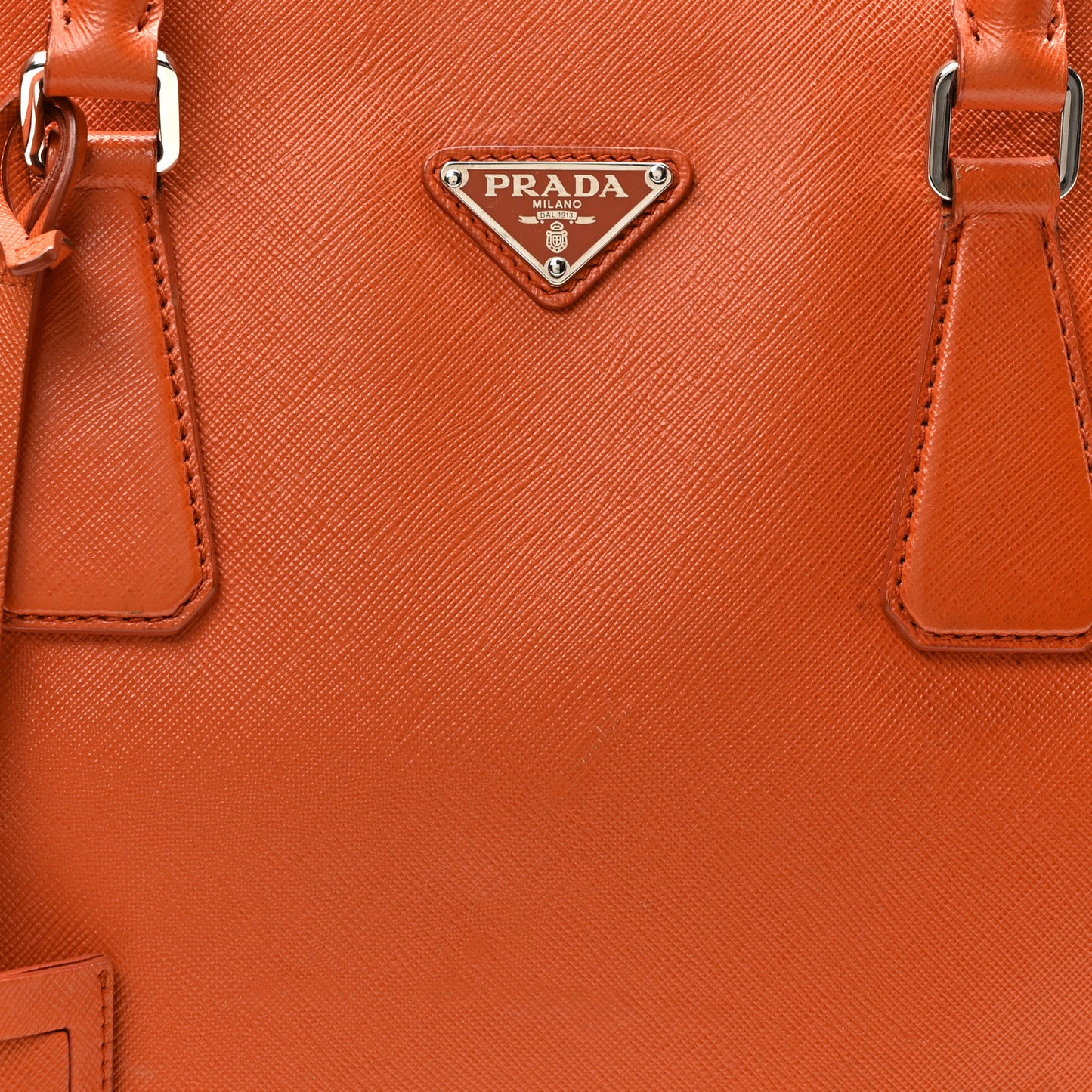 Saffiano Travel Briefcase Papaya
