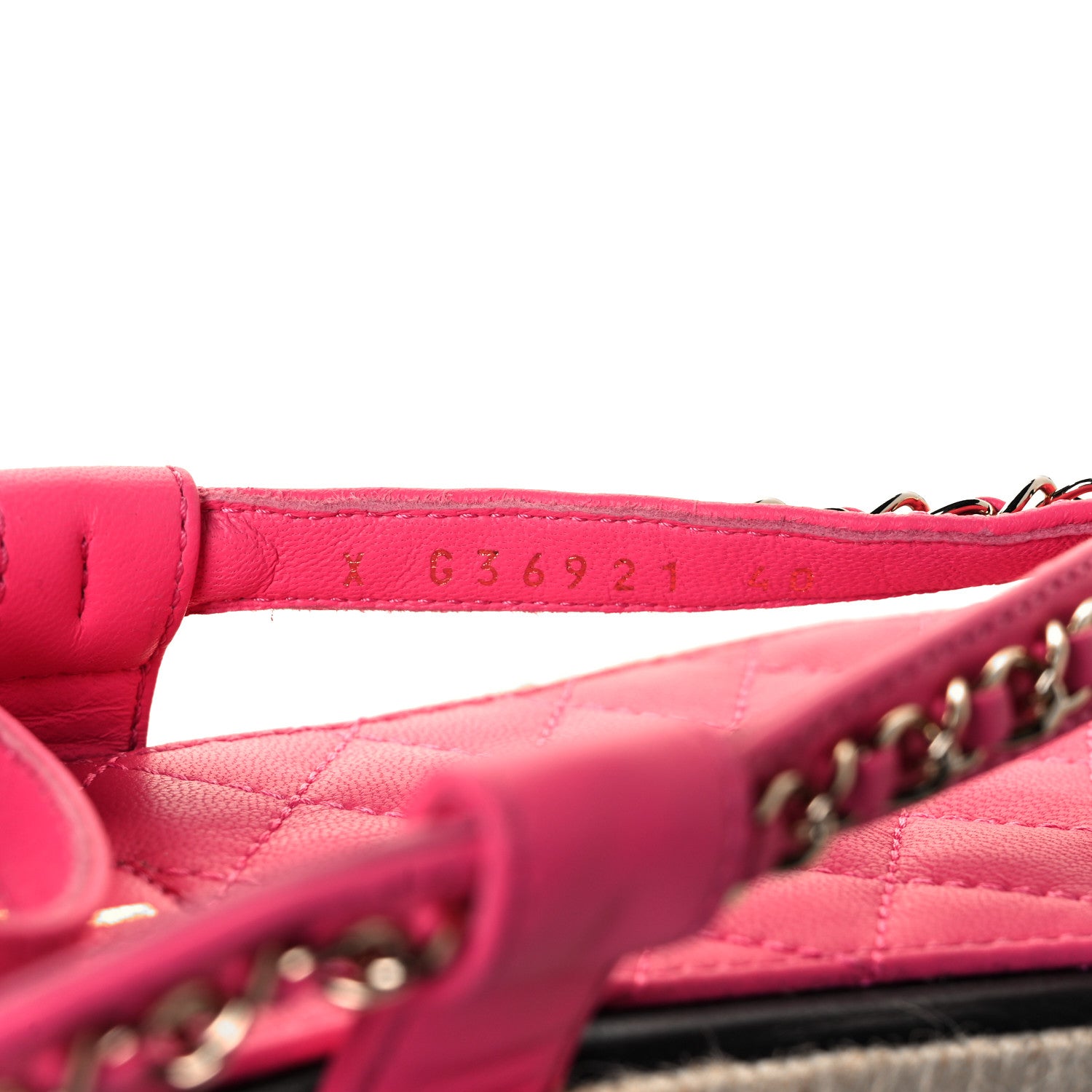 Chanel Lambskin Chain CC Thong Espadrille Sandals 40 Pink 9 of 11