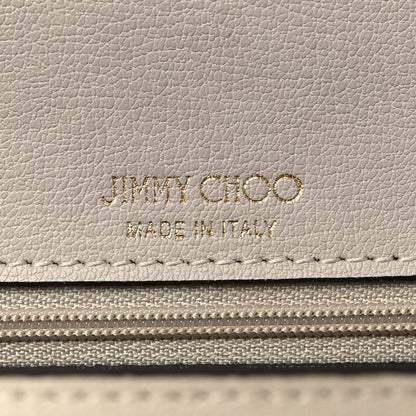 Jimmy Choo Grainy Calfskin JC Top Handle Beige 6 of 9