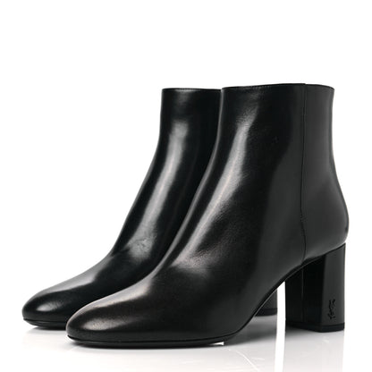 Saint Laurent Nappa Vendome Loulou Ankle Zip Boot 39 Black 3 of 8