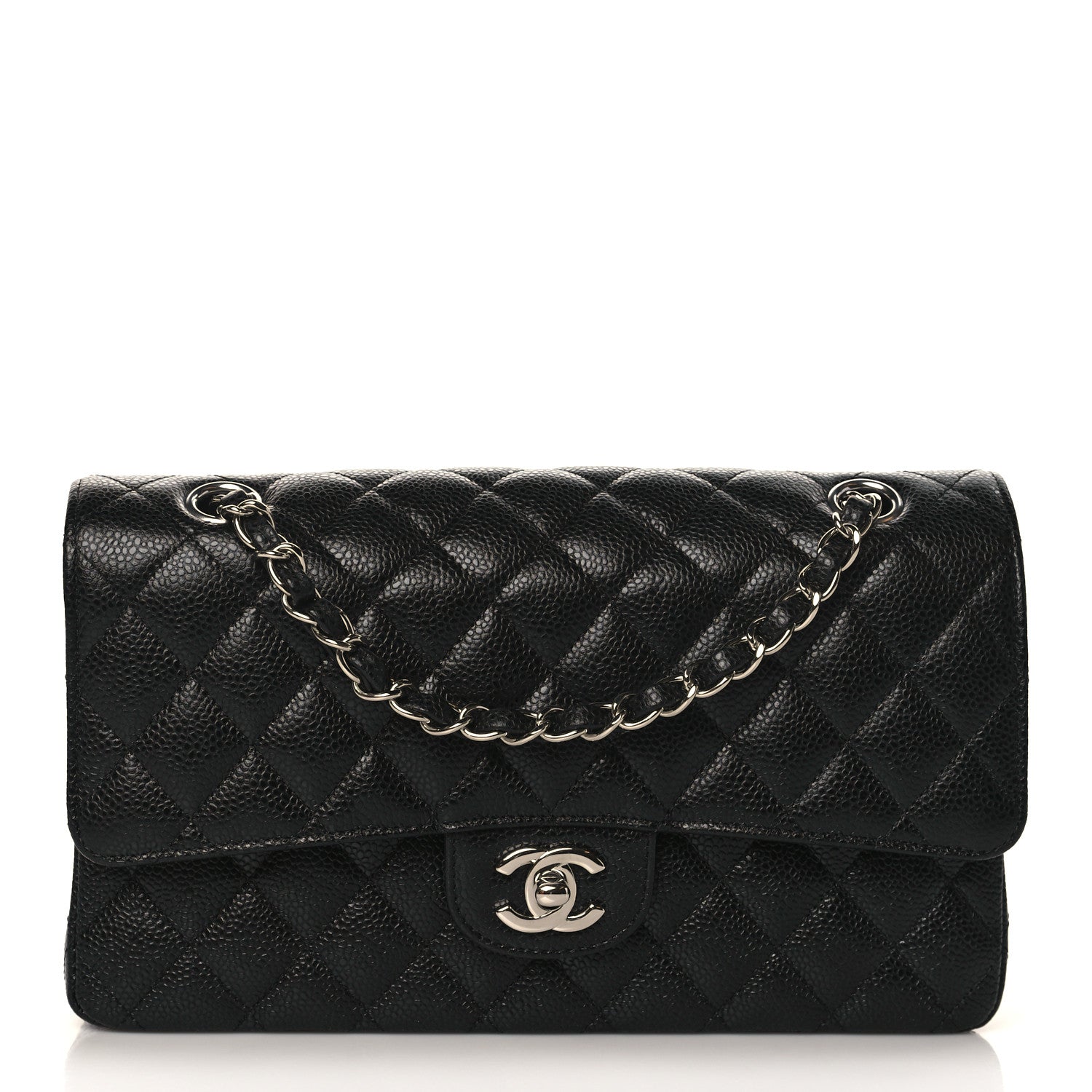 Chanel Caviar Quilted Medium Double Flap Black 1 of 10