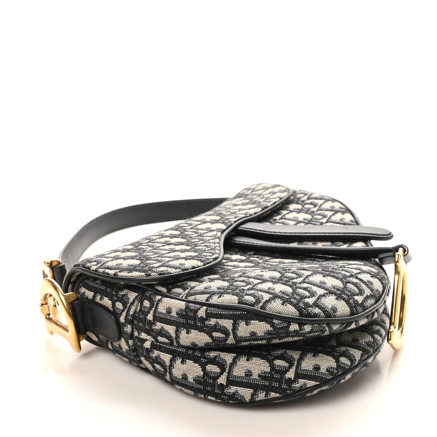 Christian Dior Oblique Saddle Bag Blue 1828879 – FASHIONPHILE