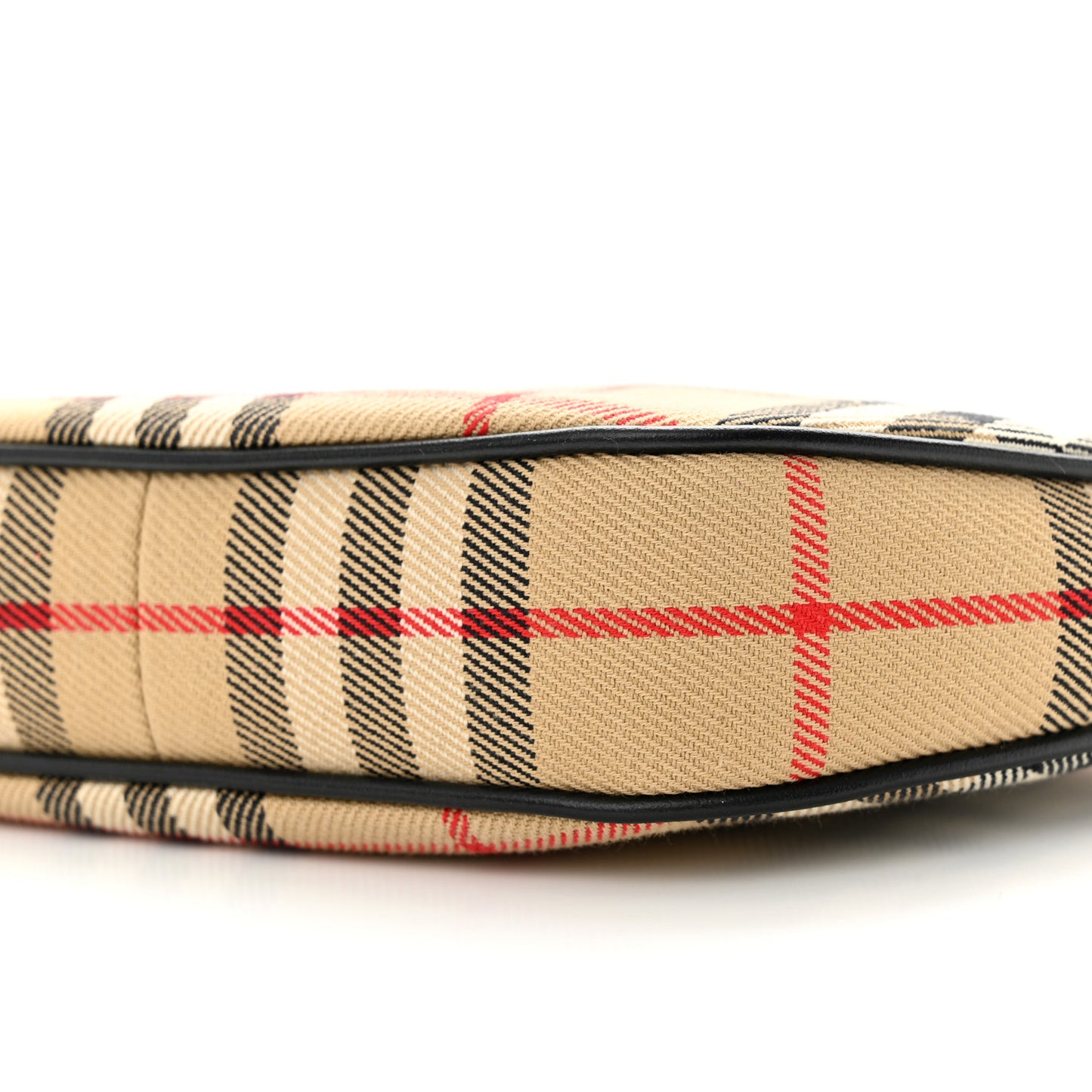 Vintage Check Calfskin Olympia Pouch Archive Beige