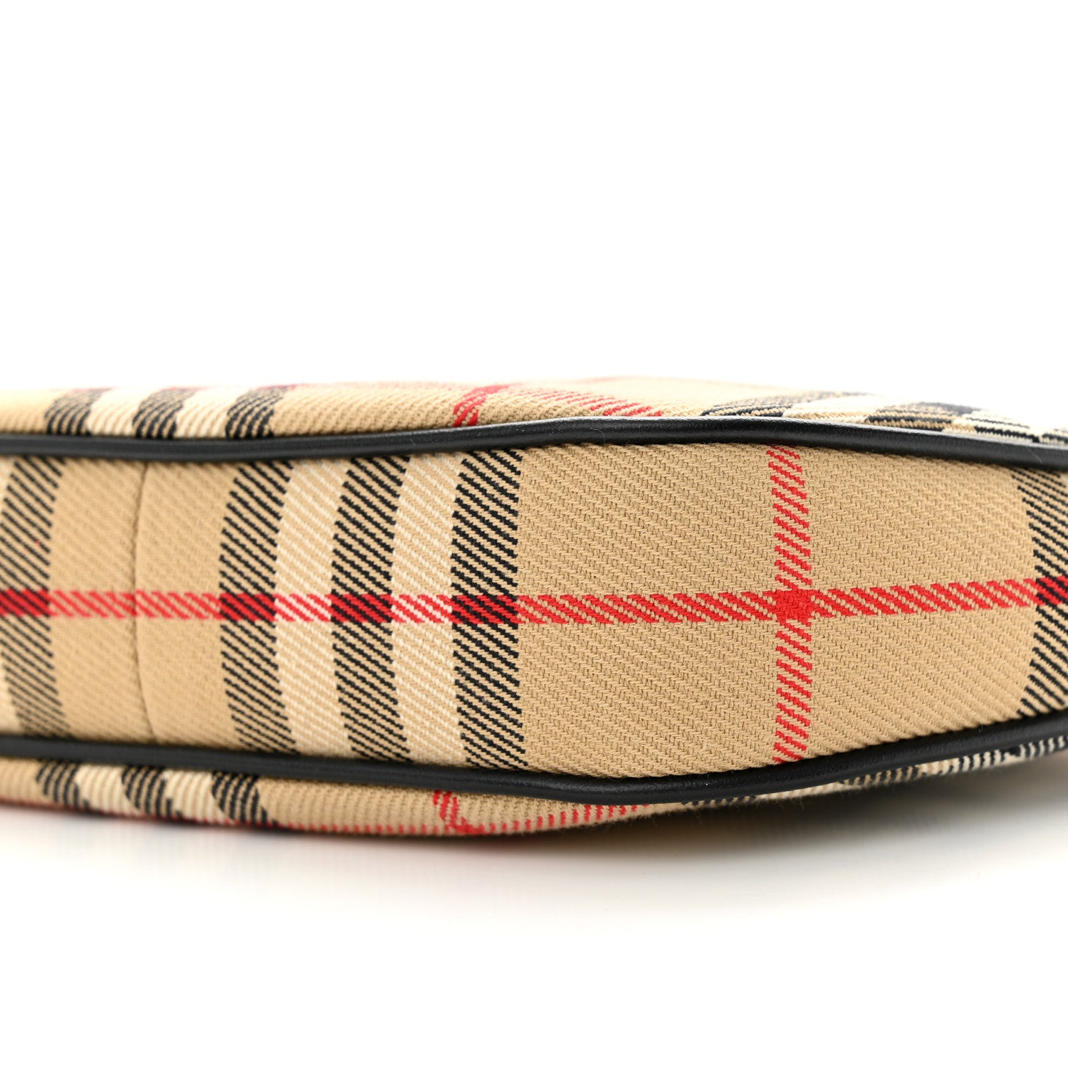 Burberry Vintage Check Calfskin Olympia Pouch Archive Beige 9 of 9