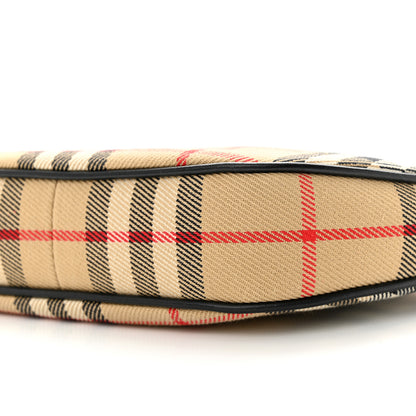 Burberry Vintage Check Calfskin Olympia Pouch Archive Beige 9 of 9
