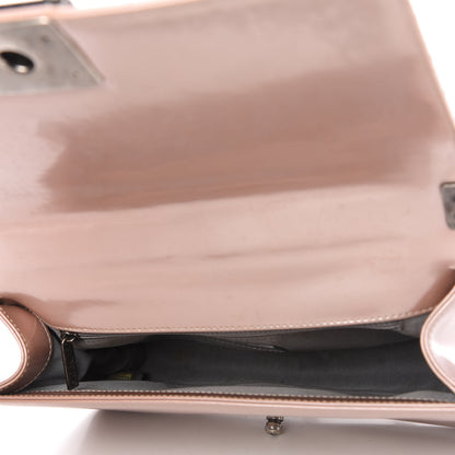 Chanel Iridescent Glazed Calfskin Medium Boy Flap Light Pink 5 of 13