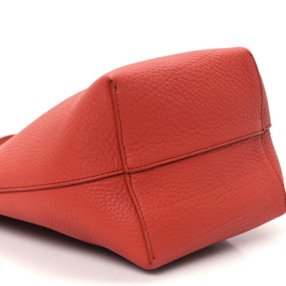 The Row Grained Calfskin Small N/S Park Tote Rust 8 of 9