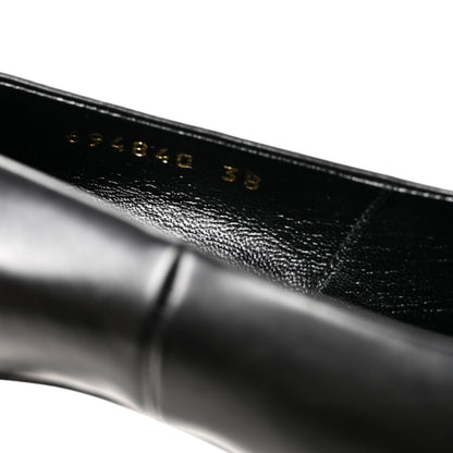 Balenciaga Distressed Calfskin Odeon 100mm Pumps 38 Black 9 of 10
