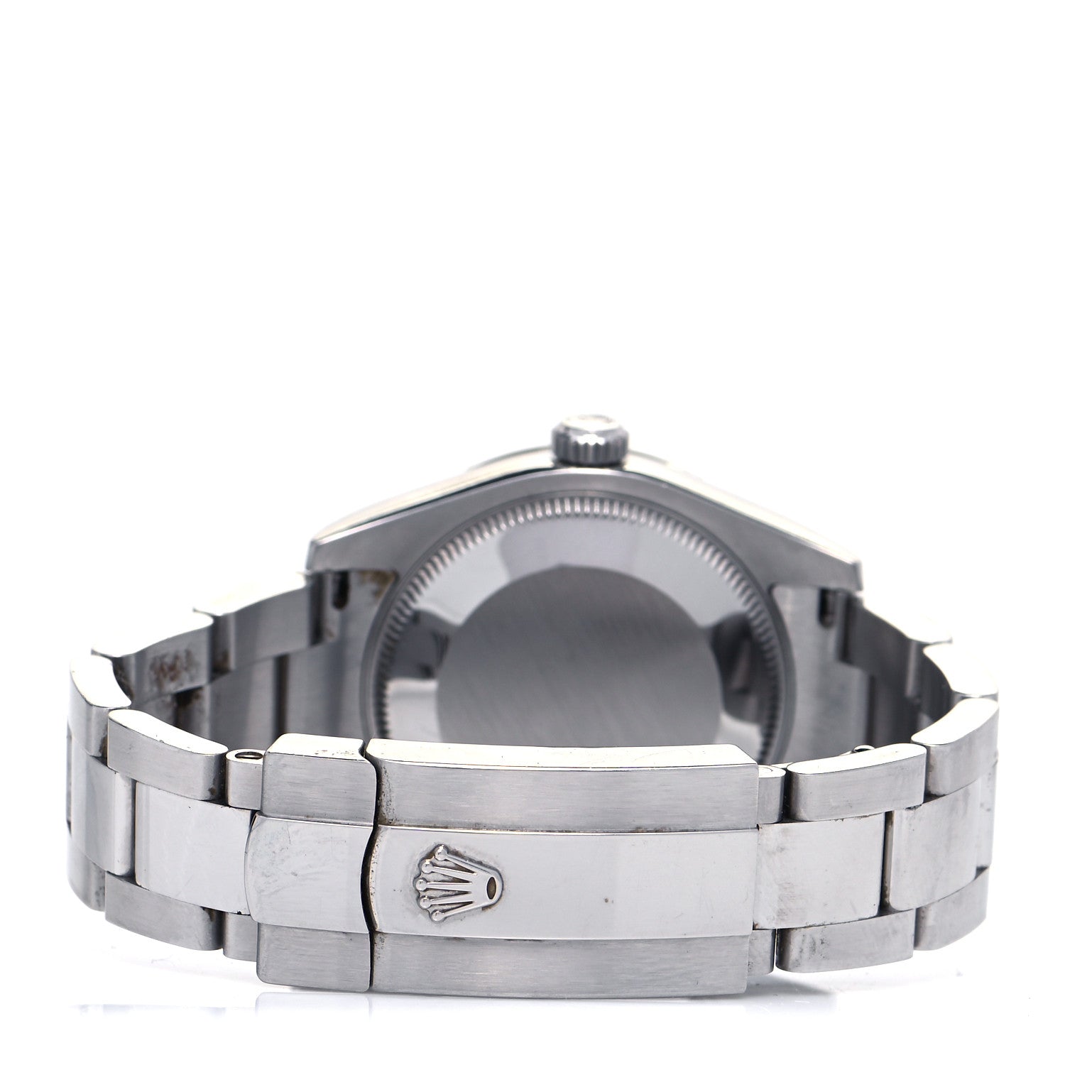 Rolex Stainless Steel 18K White Gold Diamond 31mm Oyster Perpetual Datejust Watch Silver 178344 3 of 4