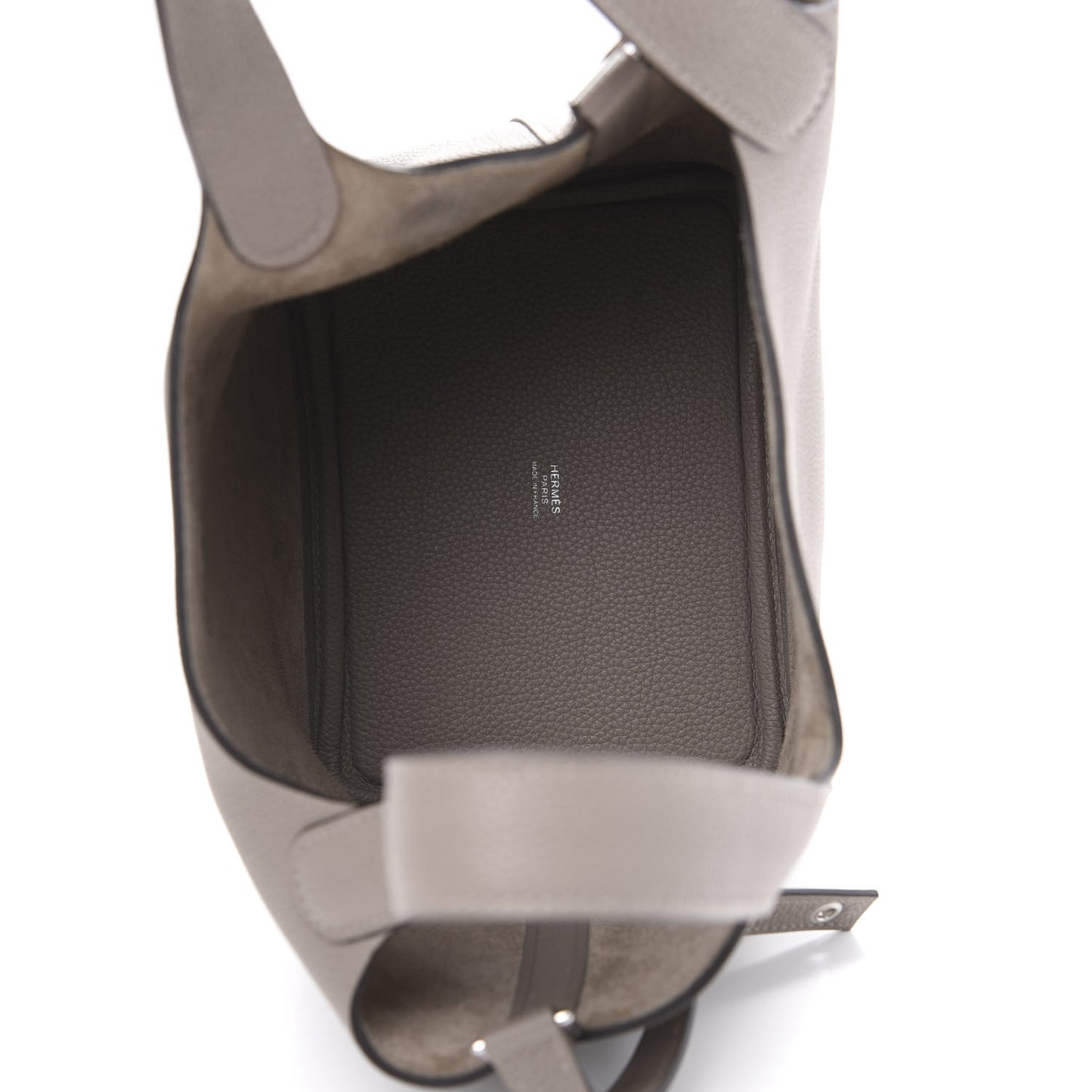 Taurillon Clemence Picotin Lock 18 PM Etain