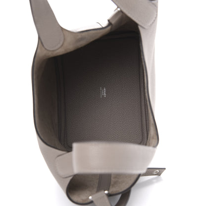 Hermes Taurillon Clemence Picotin Lock 18 PM Etain 5 of 12