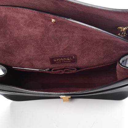 Chanel Calfskin Nude 2.55 Medals Reissue 226 Flap Black Grey Burgundy 5 of 10