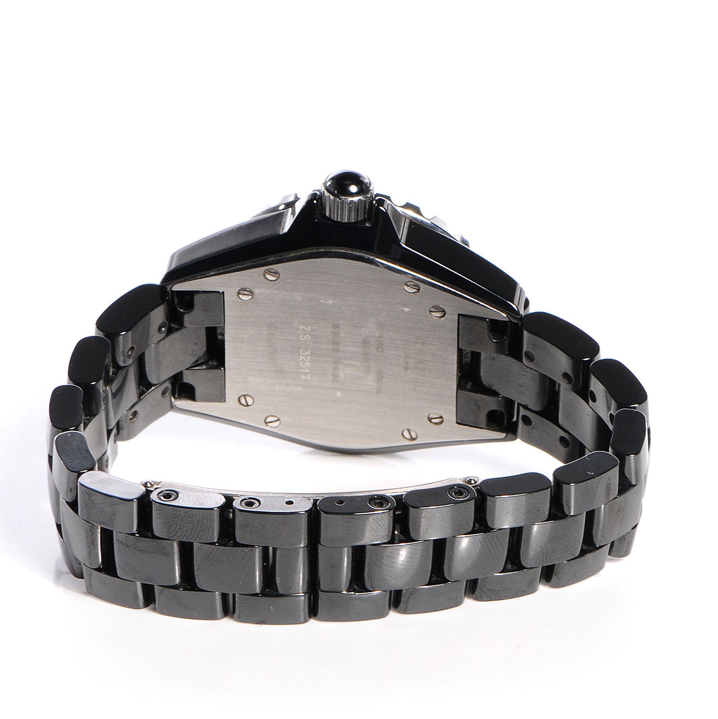 Stainless Steel Ceramic 33mm J12 Quartz Watch Black