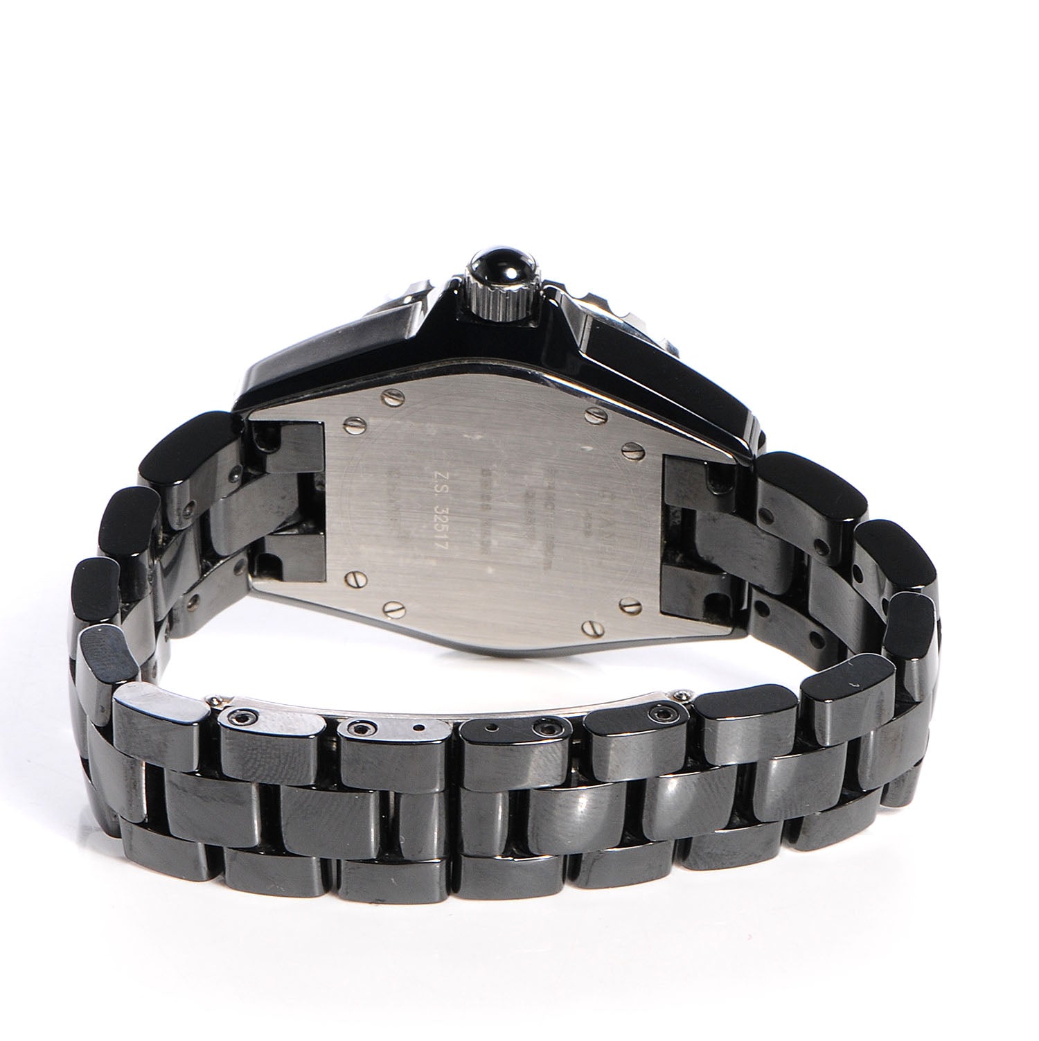 Chanel Stainless Steel Ceramic 33mm J12 Quartz Watch Black 4 of 7