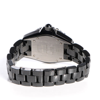 Chanel Stainless Steel Ceramic 33mm J12 Quartz Watch Black 4 of 7