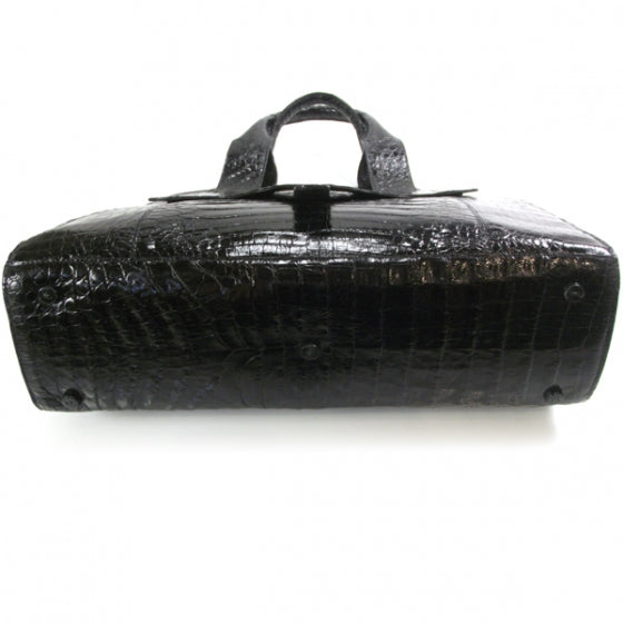 Nancy Gonzalez Crocodile Large Tote Black 4 of 9