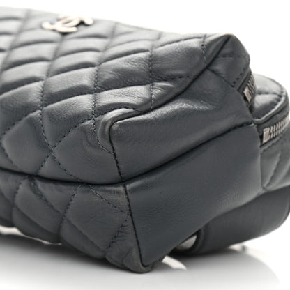 Chanel Calfskin Quilted Waist Bag Dark Grey 12 of 12