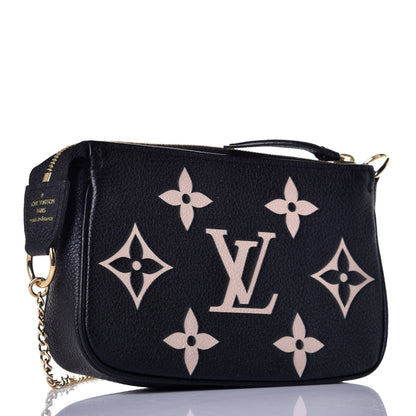 Louis Vuitton Empreinte Monogram Giant Mini Pochette Accessories Black 3 of 9