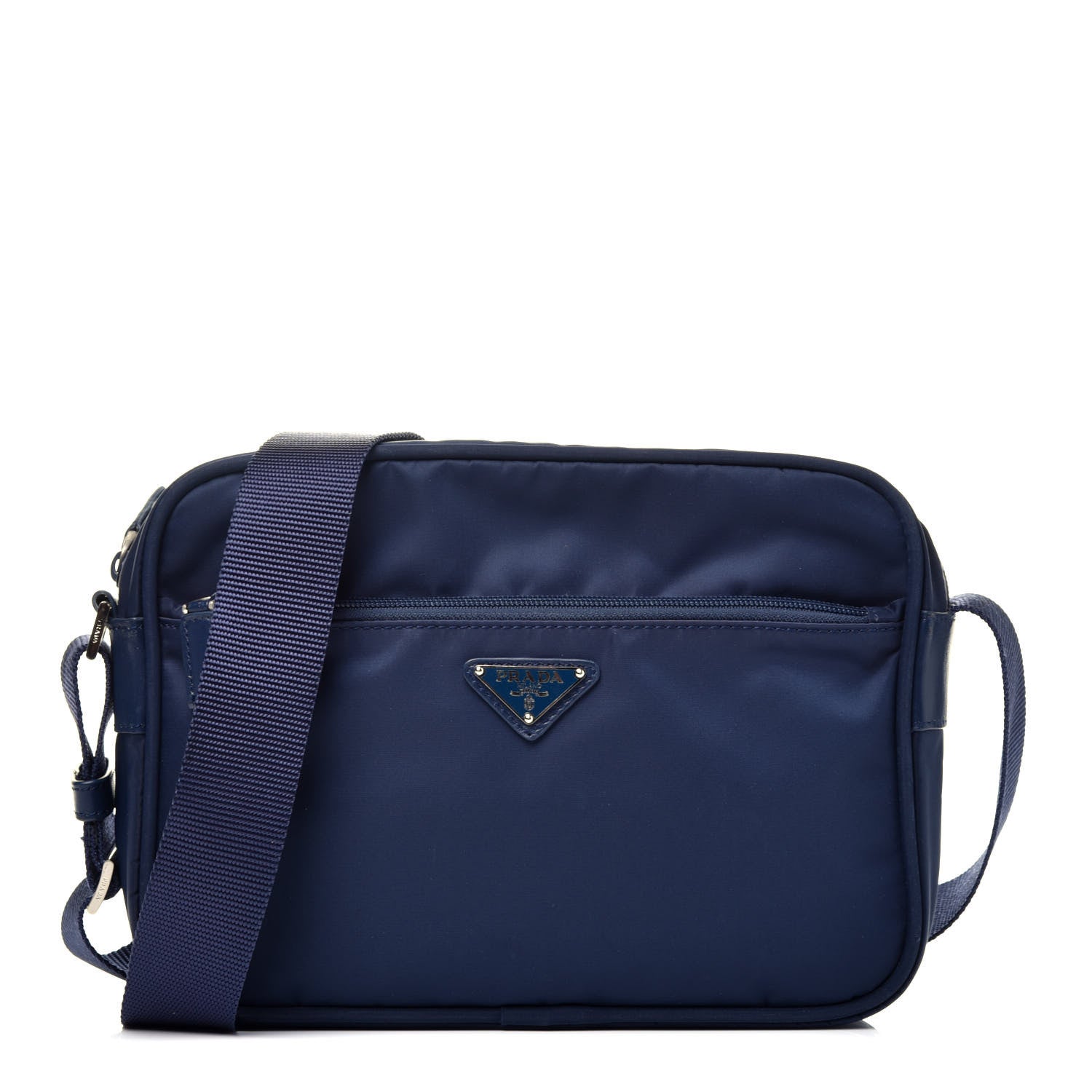 Prada Nylon Vela Crossbody Bag Baltico 1 of 8