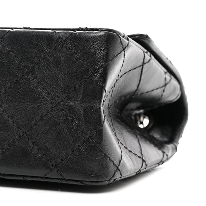 Chanel Aged Calfskin Quilted 2.55 Reissue Mini Flap Black 10 of 12