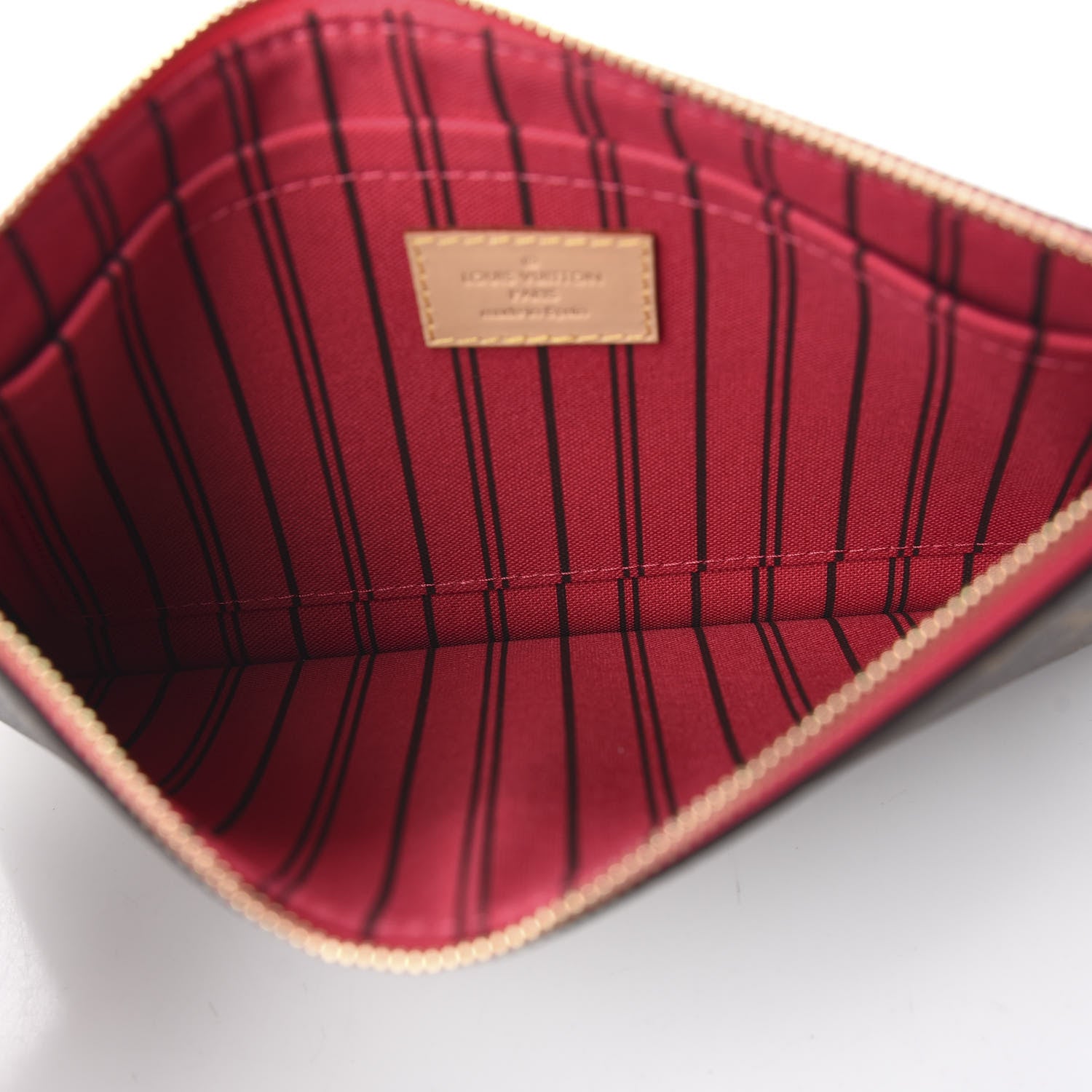Louis Vuitton Monogram Neverfull MM GM Pochette Pivoine 4 of 6