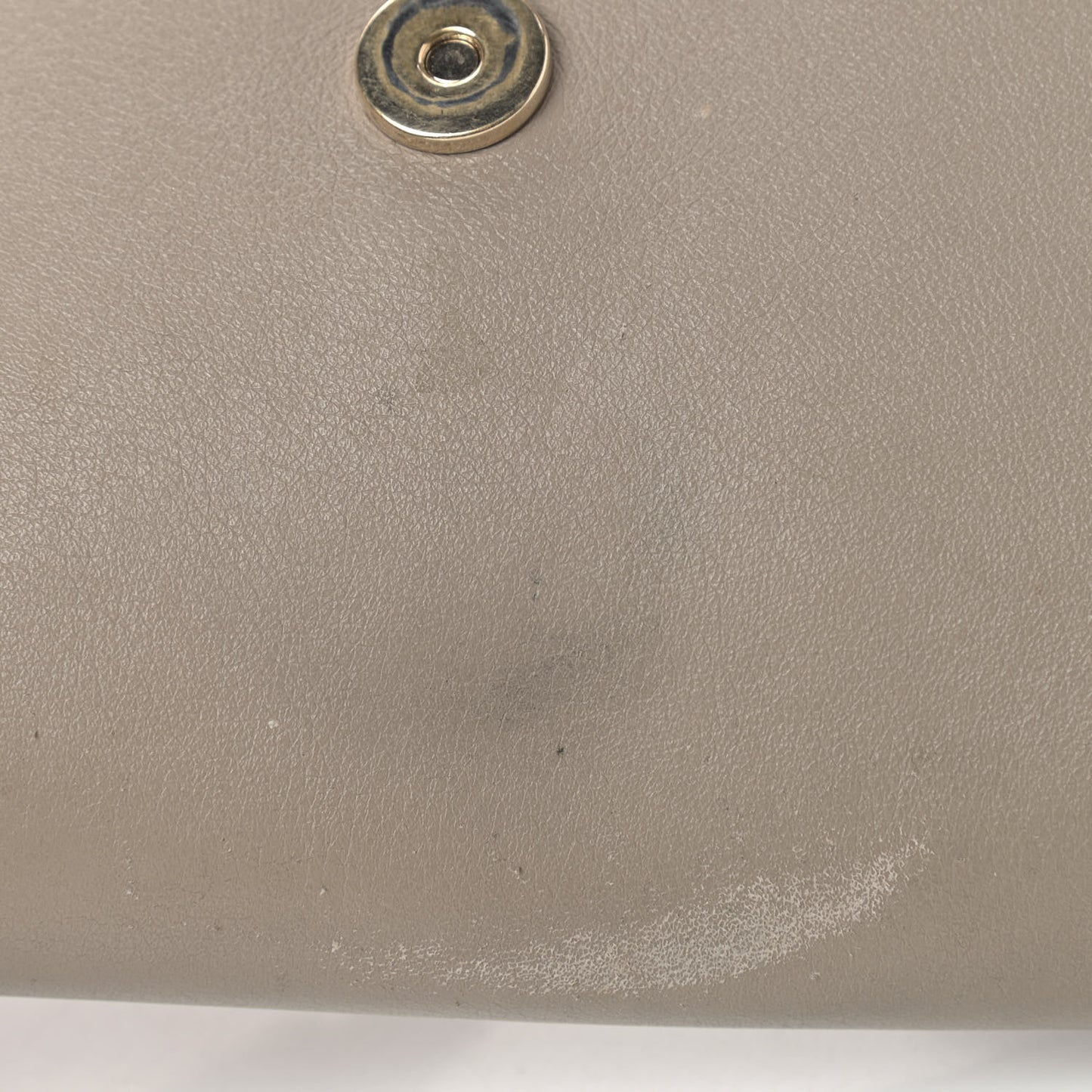 Suede Calfskin Mini Faye Shoulder Bag Motty Grey