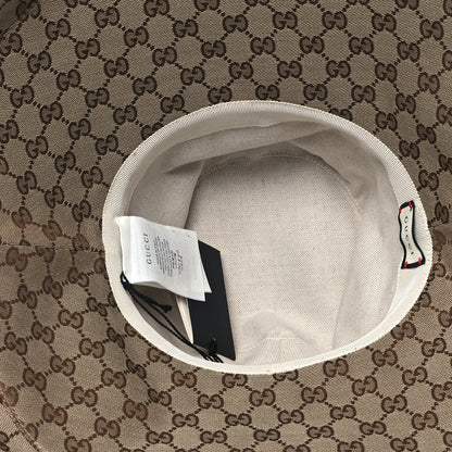 Gucci Monogram Wide Brim Hat L Beige 7 of 10