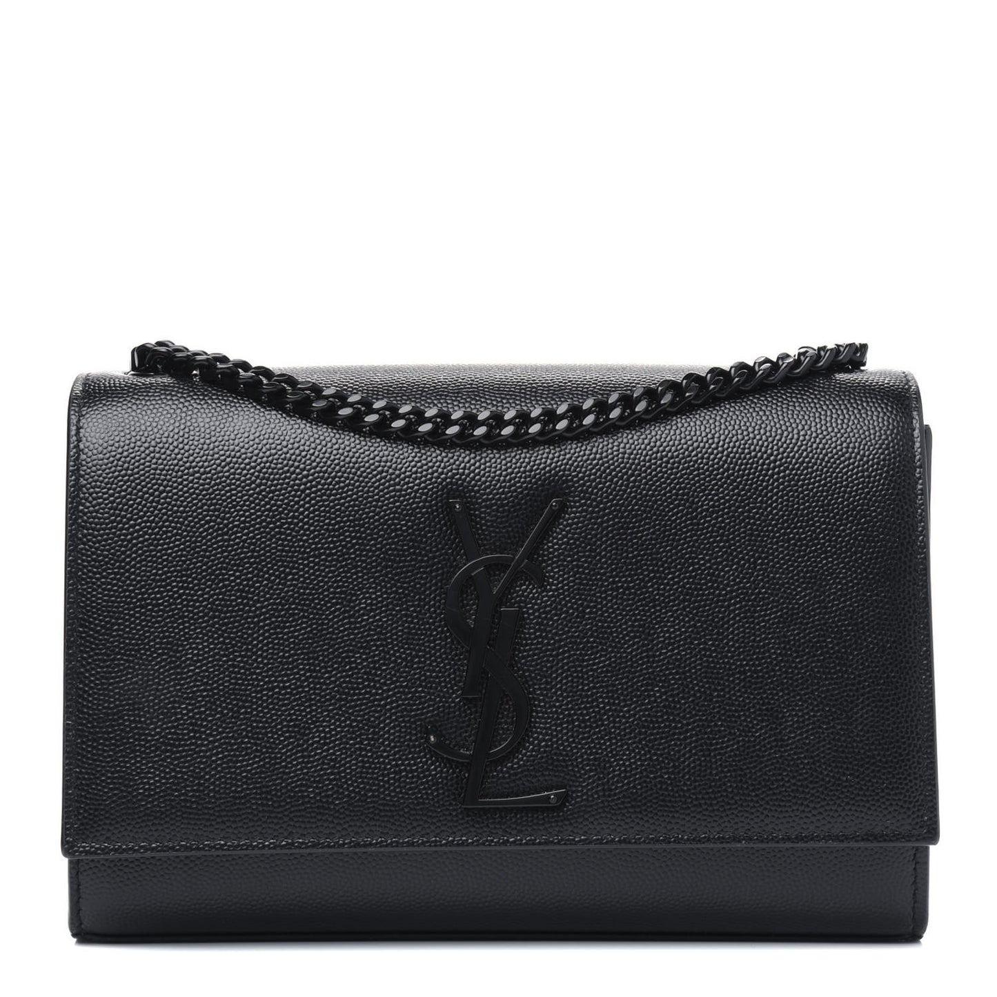 Grain De Poudre Small Monogram Kate Satchel Black