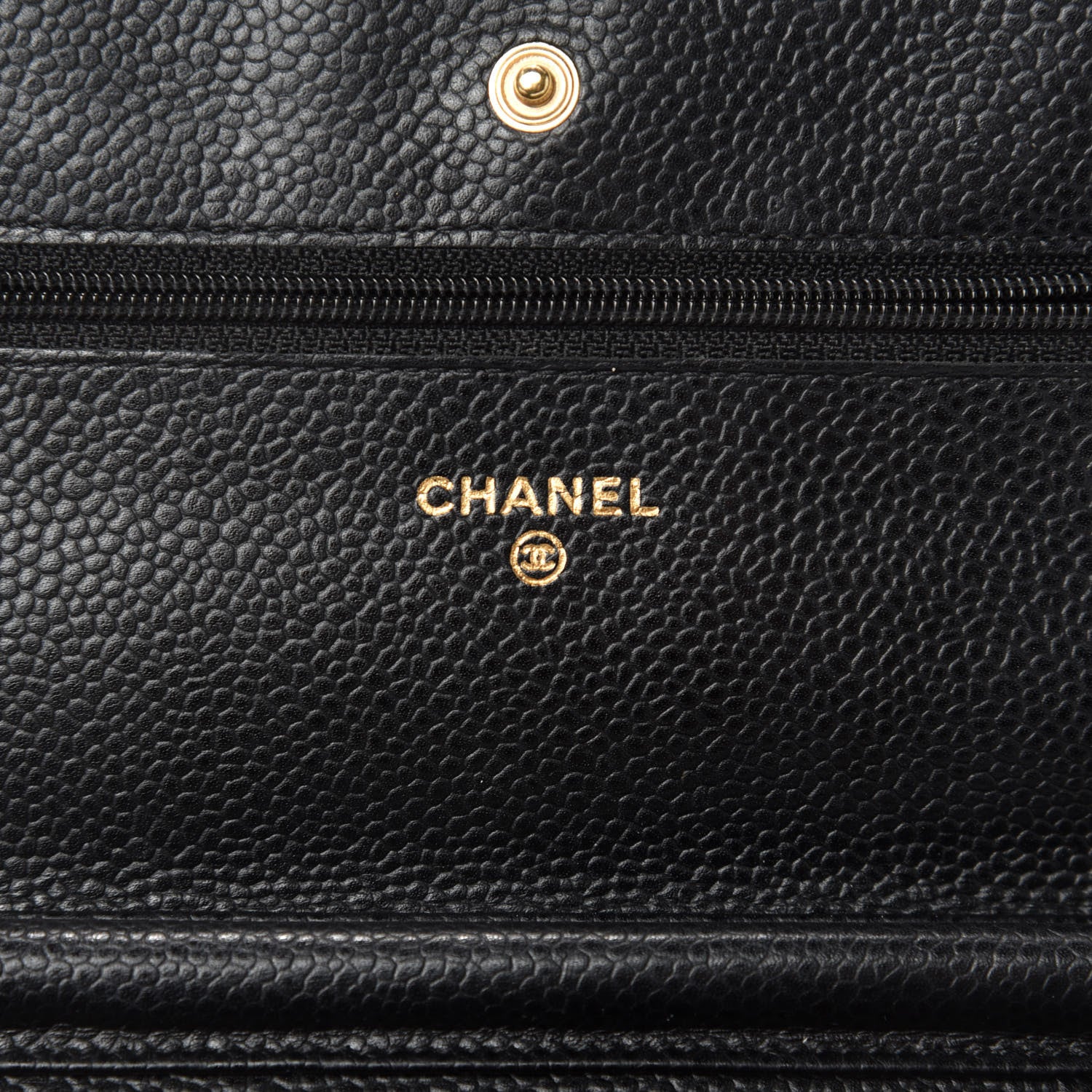 Chanel Caviar Quilted Wallet On Chain WOC Black 11 of 14
