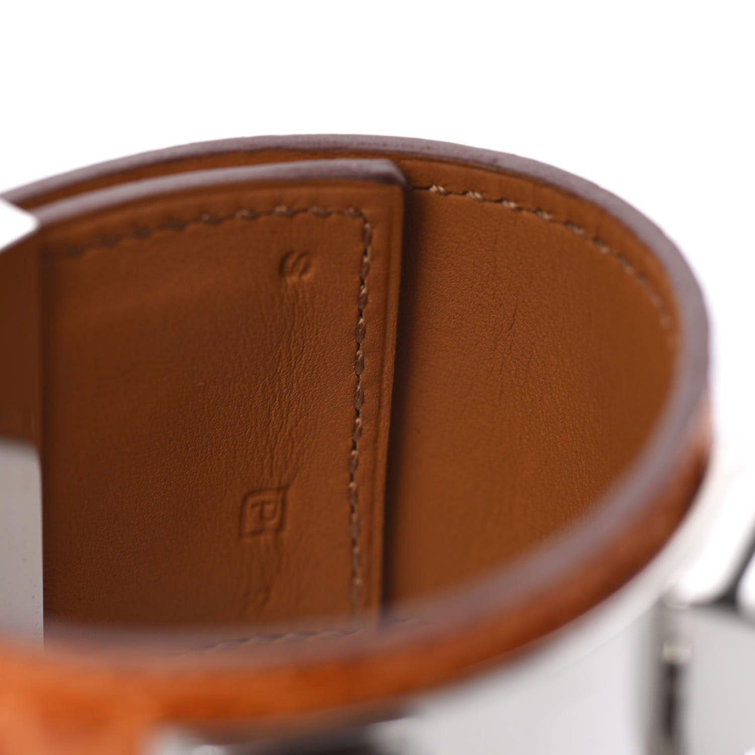 Hermes Shiny Alligator Collier De Chien CDC Bracelet Orange 6 of 7
