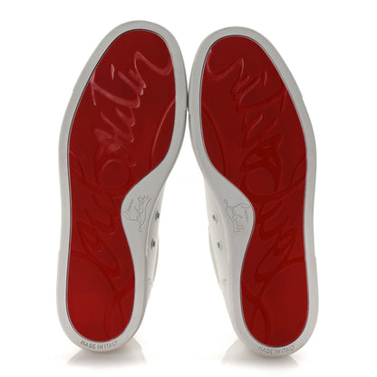 Christian Louboutin Calfskin Vieira Flat Sneakers 38.5 White 6 of 9