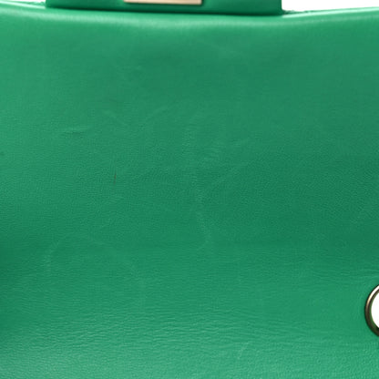 Chanel Lambskin Quilted Mini Square Flap Green 13 of 18